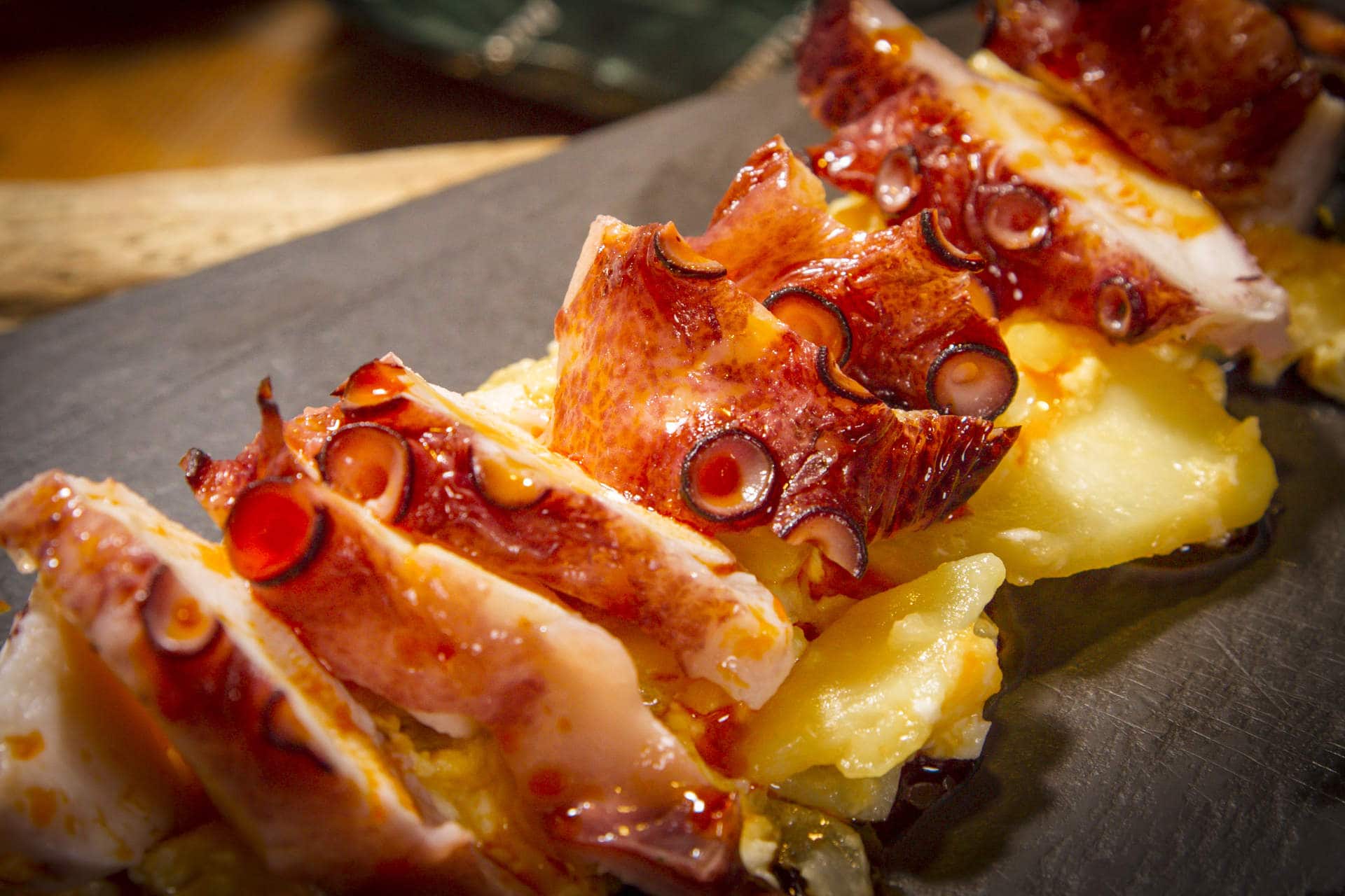 Pulpo braseado de Couzapín